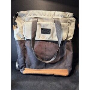 New Orvilly Laptop Tote Backpack Purse for Women Light & Dark Gray Great Bag